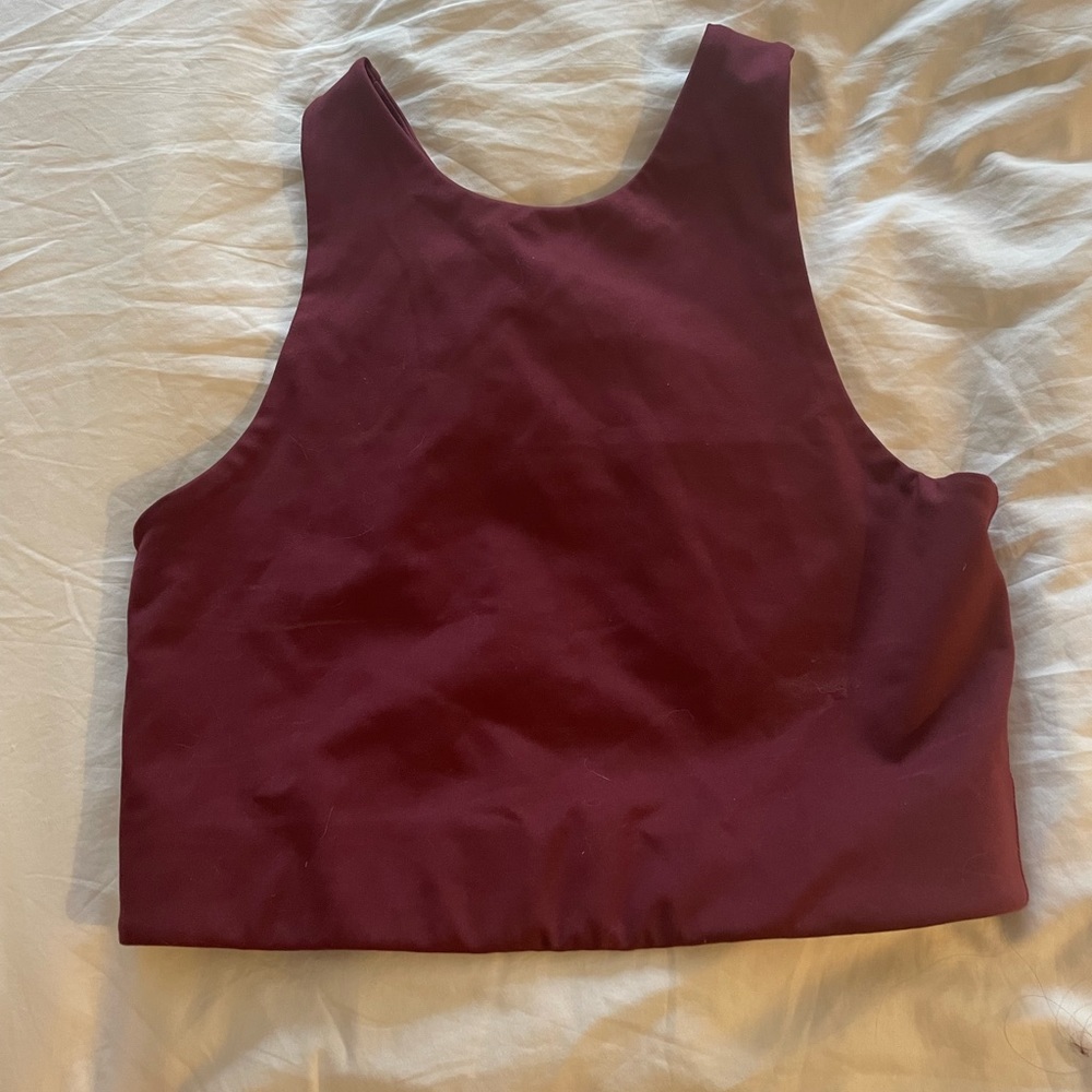 Girlfriend Plum Tank/ Bra